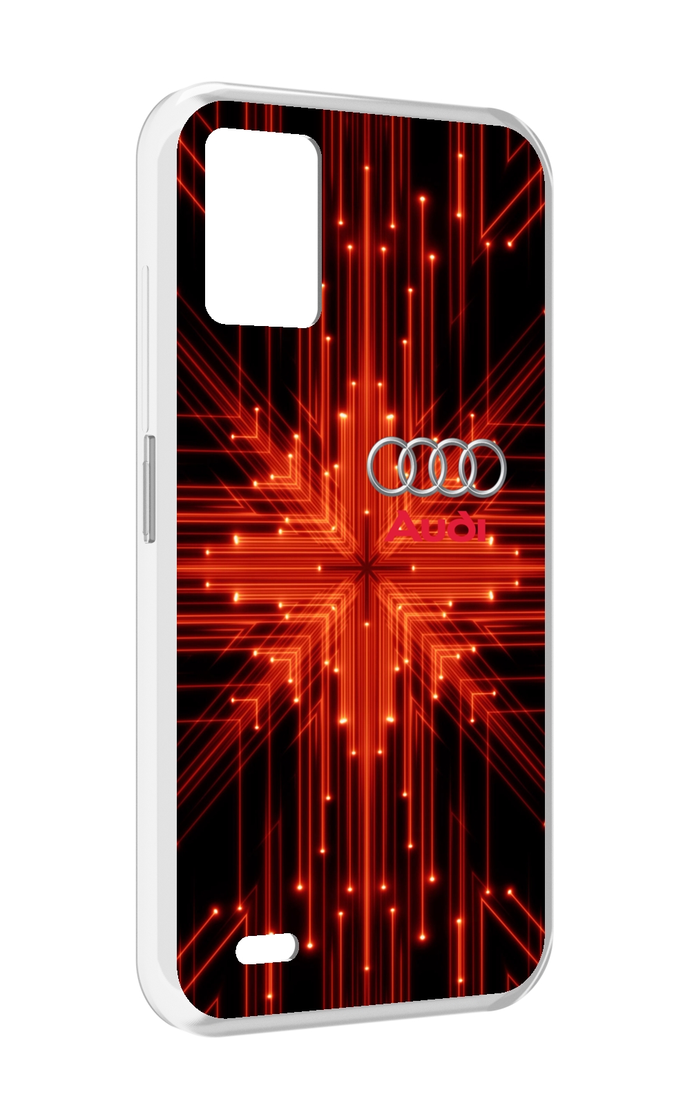 

Чехол MyPads Ауди-на-неоновом-фоне для UMIDIGI Bison 1, Прозрачный, Tocco