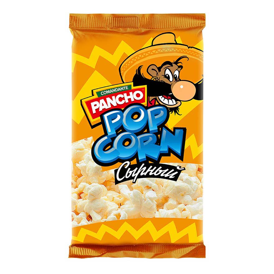 Попкорн Comandante Pancho сырный для СВЧ 50 г