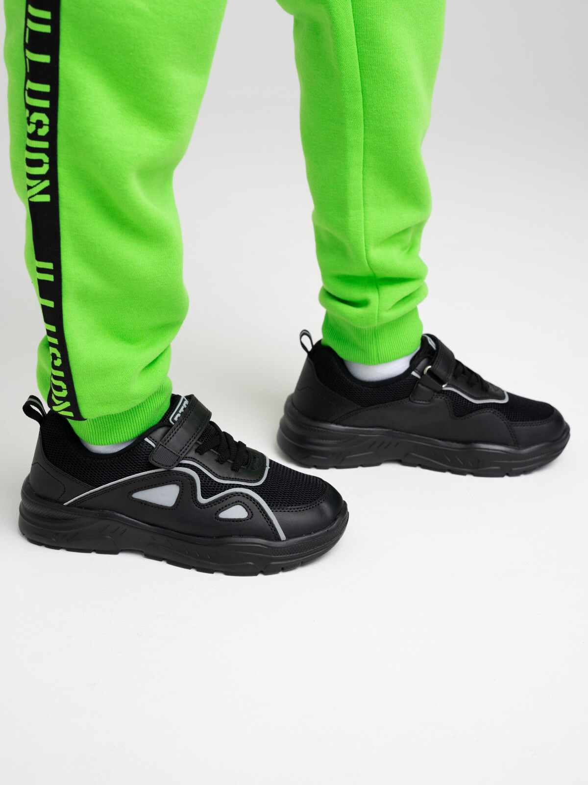 Кроссовки для мальчиков PlayToday, черный,серебро, 34