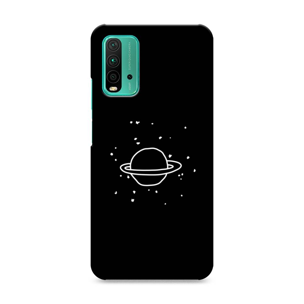 фото Пластиковый чехол "дудл юпитера" на xiaomi redmi 9t awog