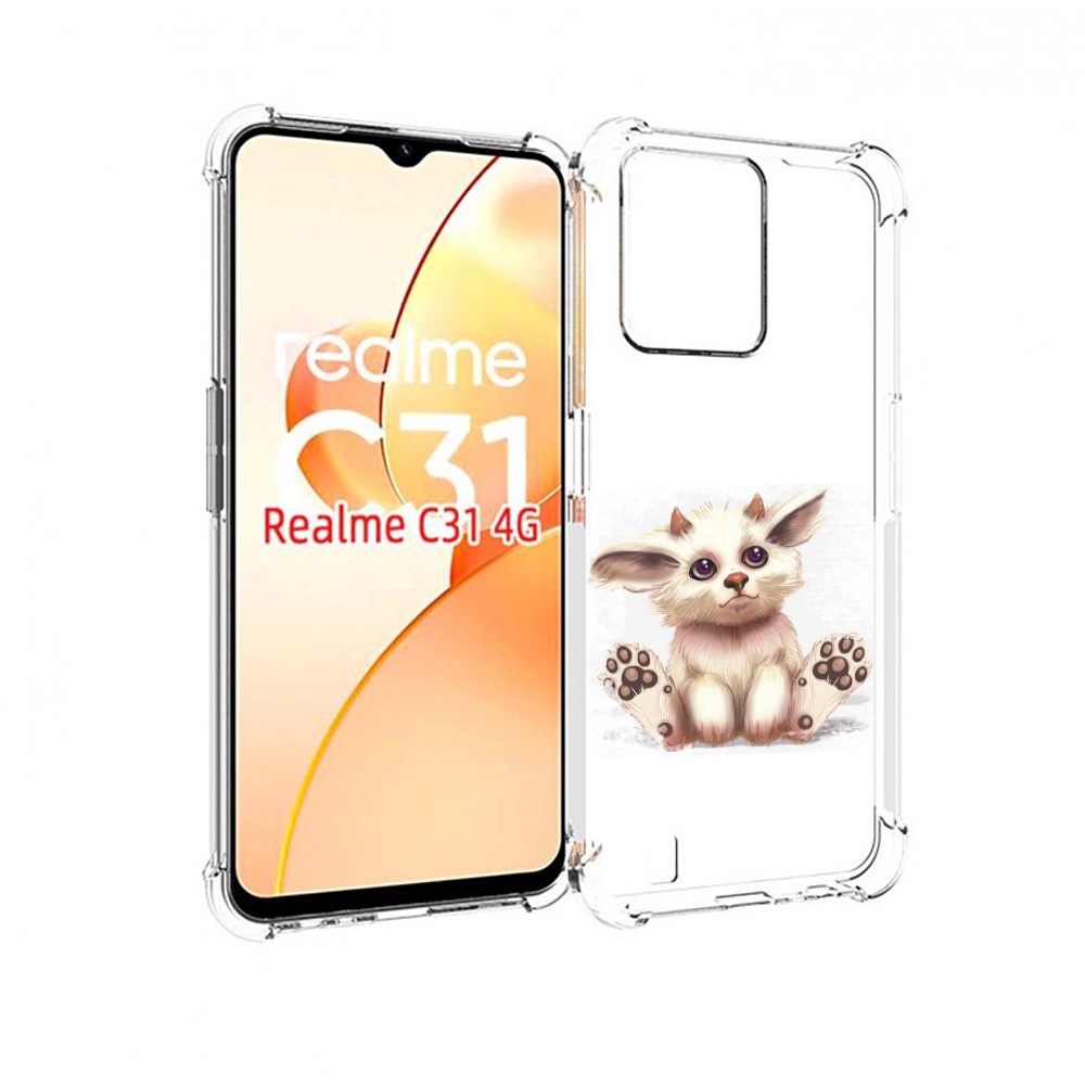 

Чехол MyPads Маленькое чудо детский для OPPO Realme C31, Прозрачный, Tocco