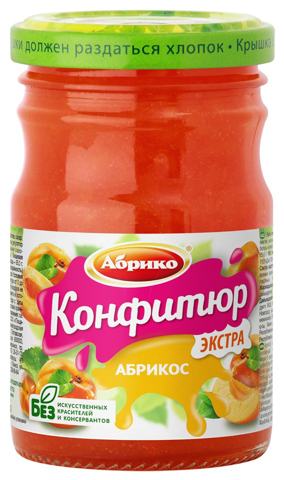 

Конфитюр Абрико Экстра абрикос 250 г
