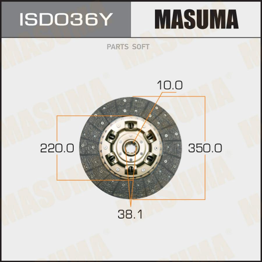 

Диск Сцепления Masuma Isd036y Masuma арт. ISD036Y