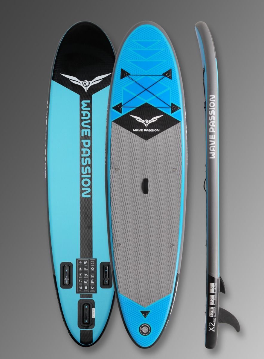 SUP-борд WavePassion X2 blue 325x81x15 см прогулочная доска