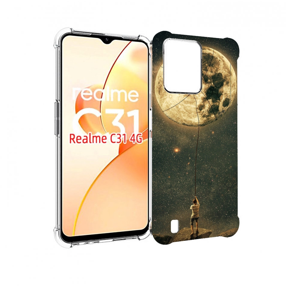 

Чехол MyPads Луна-светит для OPPO Realme C31, Прозрачный, Tocco