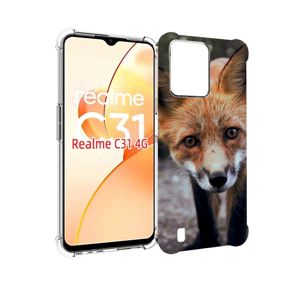 

Чехол MyPads Лисица для OPPO Realme C31, Прозрачный, Tocco