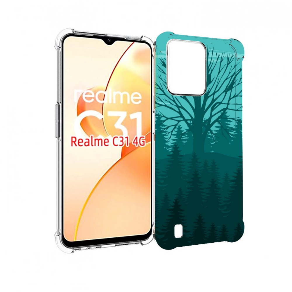 

Чехол MyPads Лес для OPPO Realme C31, Прозрачный, Tocco