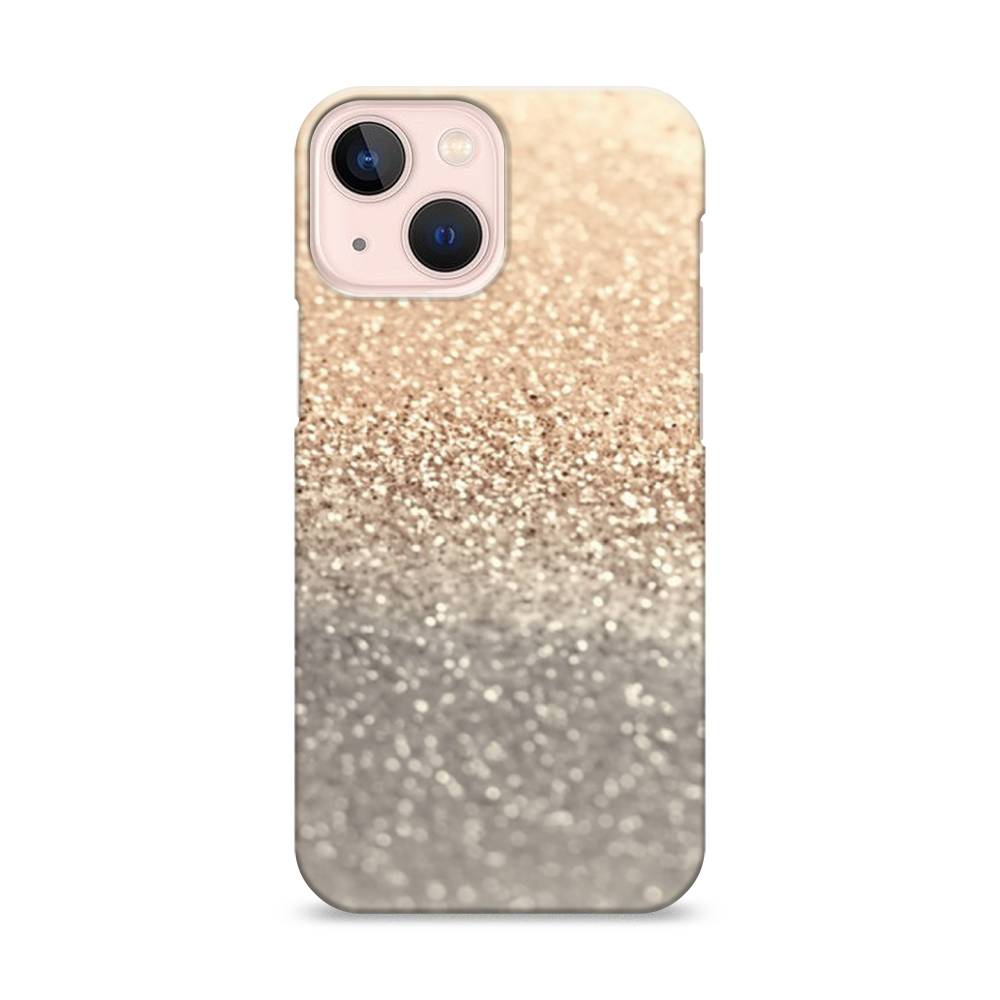 

Пластиковый чехол "Песок золотой рисунок" на Apple iPhone 13 mini, 14120-2