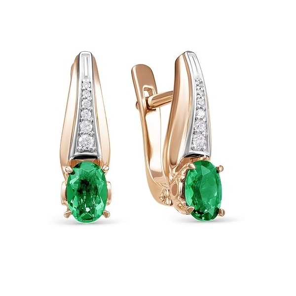 

Серьги из красного золота с бриллиантом Diamond Union 5-3566-103-2К-Из, 5-3566-103-2К-Из