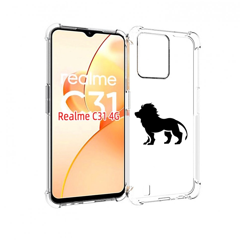 

Чехол MyPads Лев для OPPO Realme C31, Прозрачный, Tocco