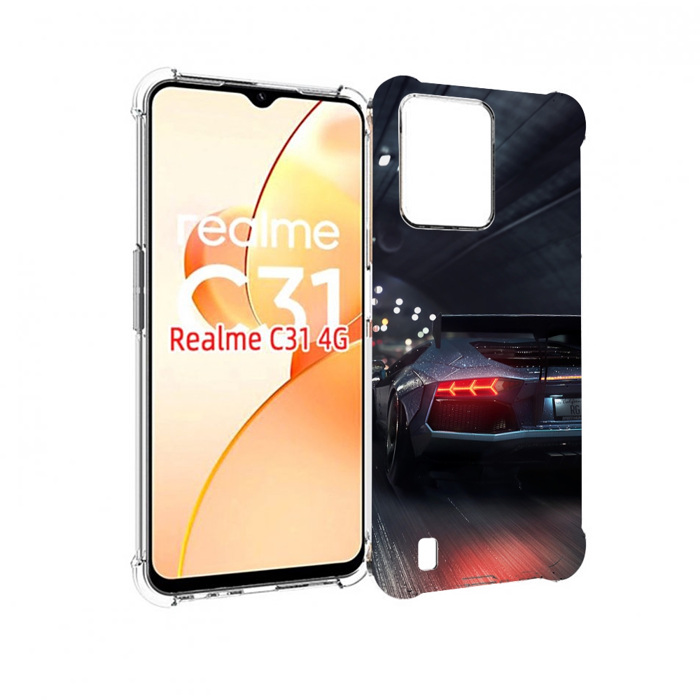 

Чехол MyPads Ламба мужской для OPPO Realme C31, Прозрачный, Tocco