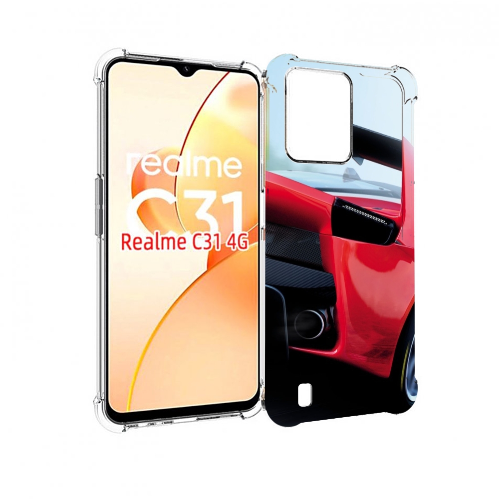

Чехол MyPads Крыло-машины мужской для OPPO Realme C31, Прозрачный, Tocco