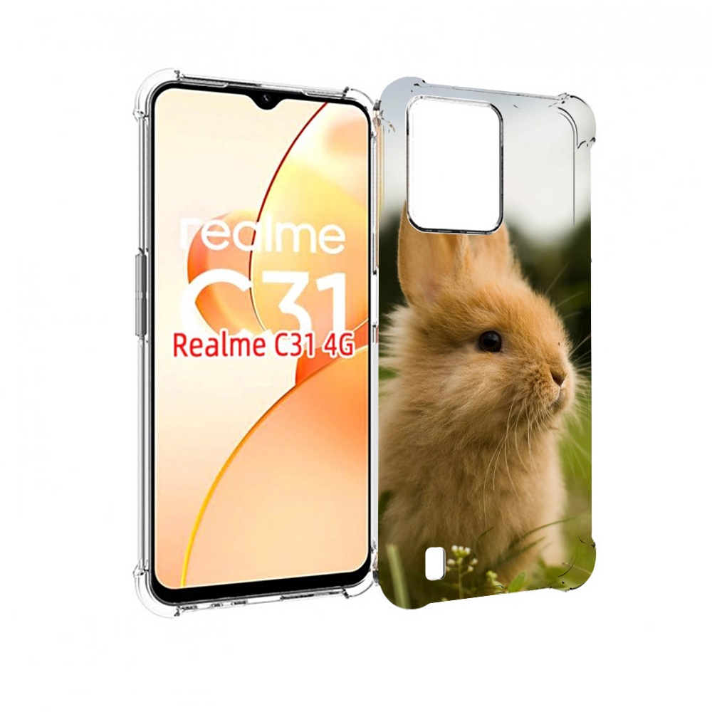 

Чехол MyPads Кролик для OPPO Realme C31, Прозрачный, Tocco