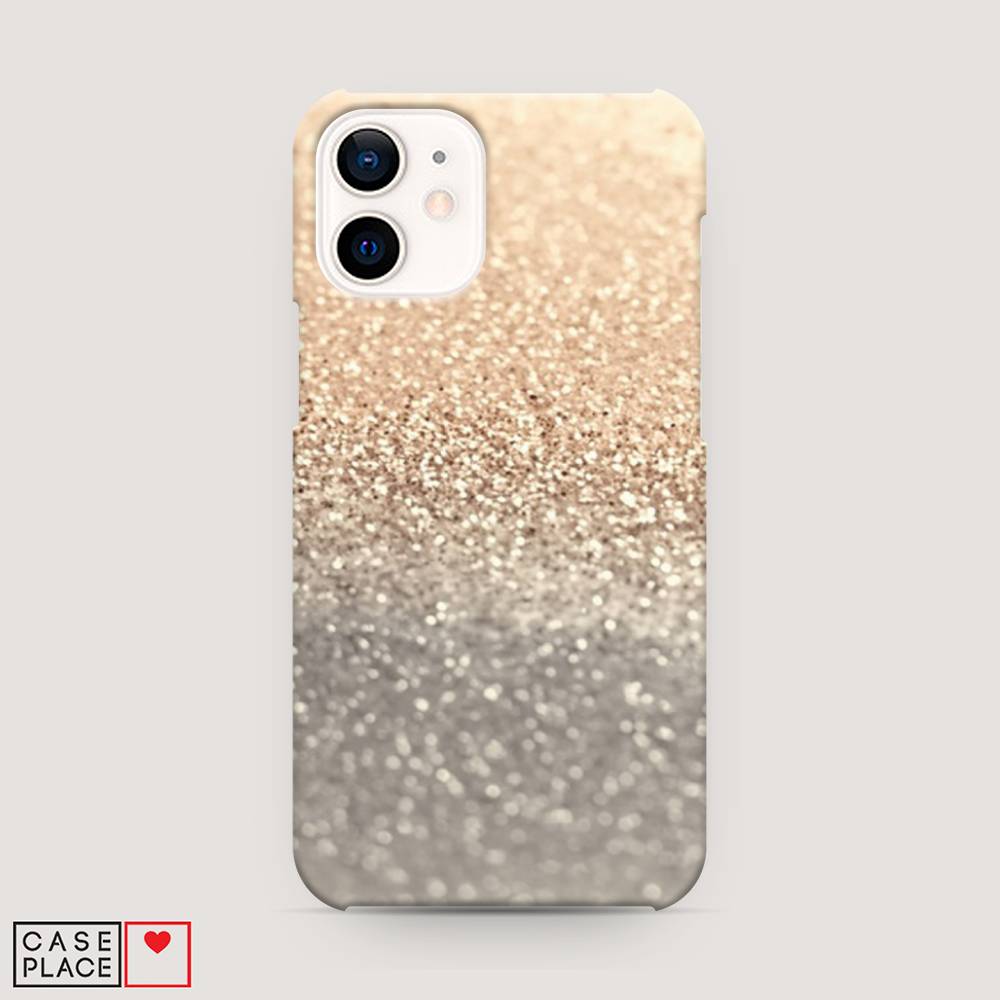 

Пластиковый чехол "Песок золотой рисунок" на Apple iPhone 12 mini, 12620-2