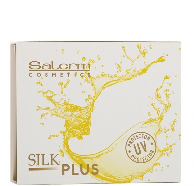 фото Лосьон для защиты волос и кожи salerm silk plus