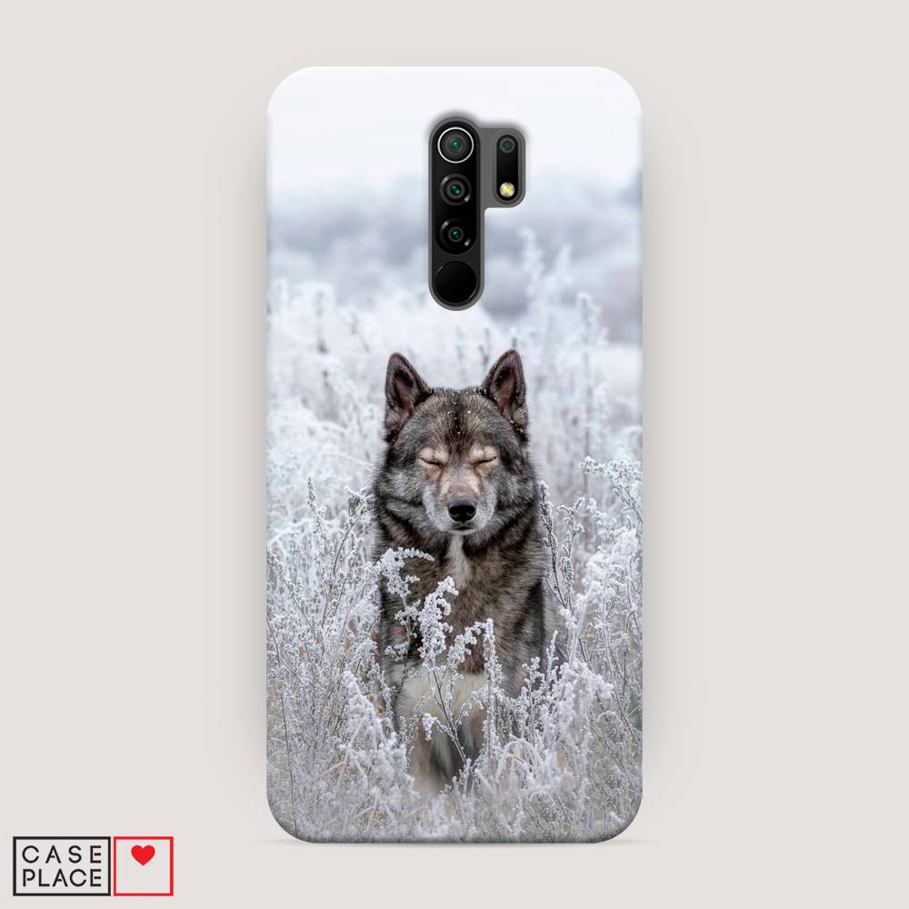 

Пластиковый чехол "Волк в поле" на Xiaomi Redmi 9, 38320-1