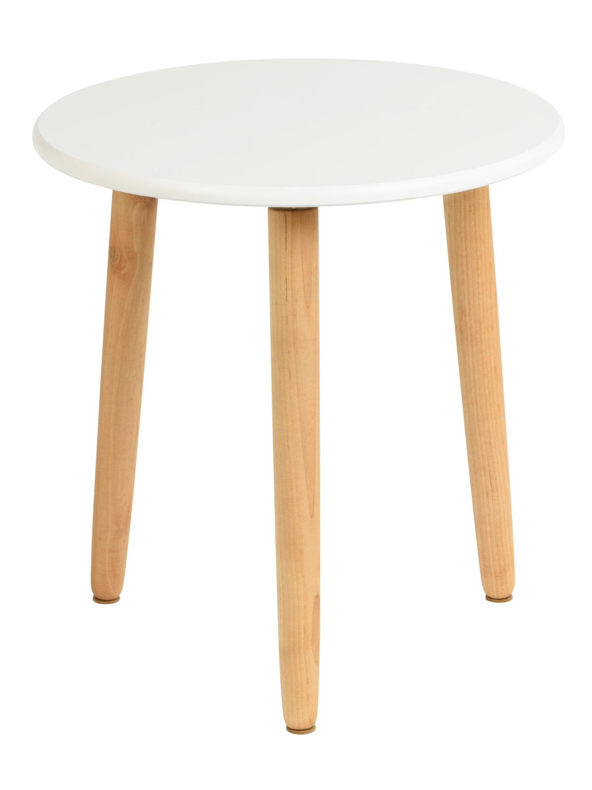 журнальный стол круглый ECO OCEAN, деревянный, белый