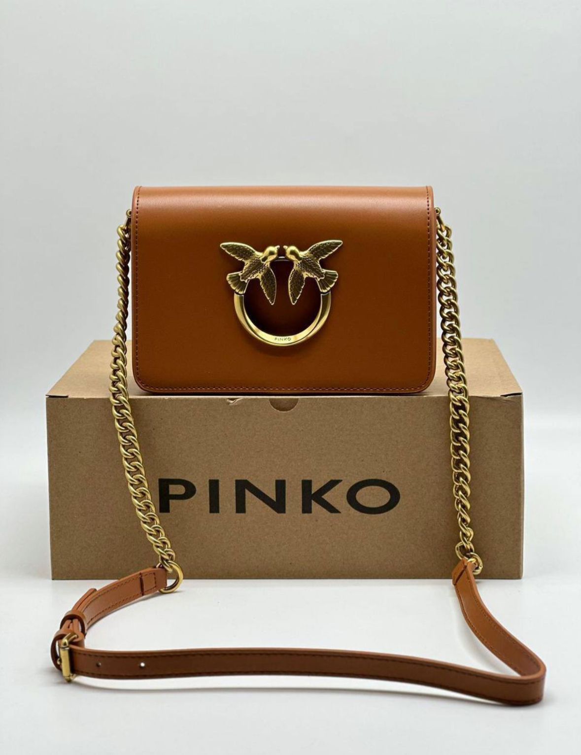 

Сумка кросс-боди женская Pinko Love Bag Click Simply, бежевый, Love Bag Click Simply