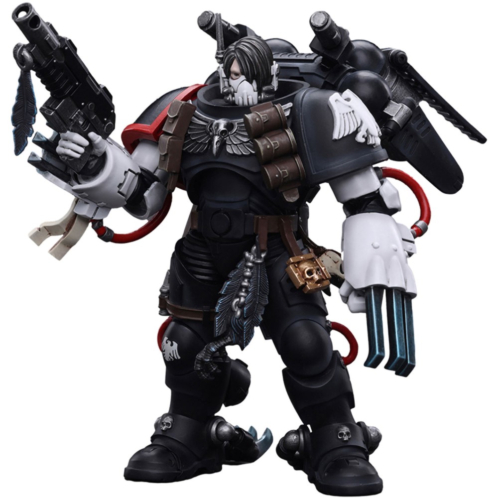 

Фигурка JoyToy Warhammer 40K Raven Guard Chapter Master Kayvaan Shrike 1:18 JT6427