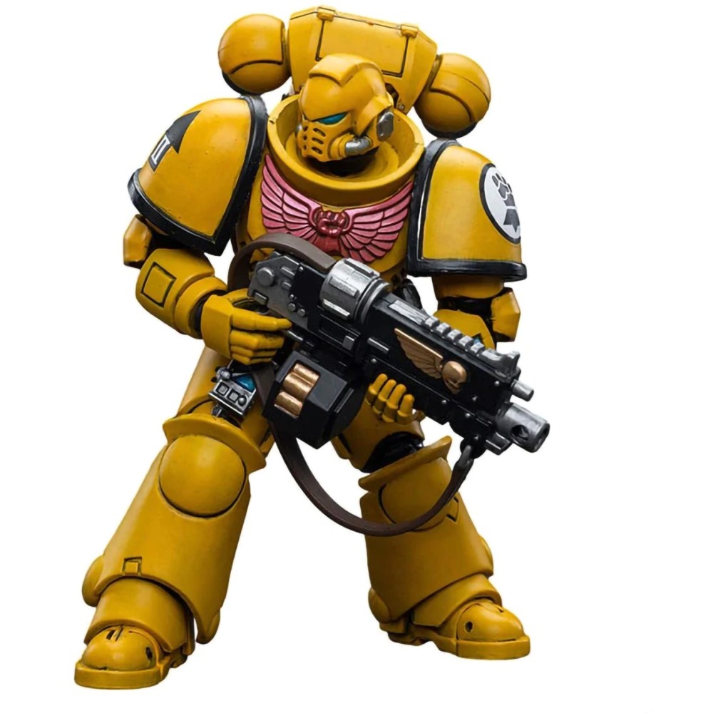 Фигурка JoyToy Warhammer 40K Imperial Fists Intercessors 1:18 JT6656