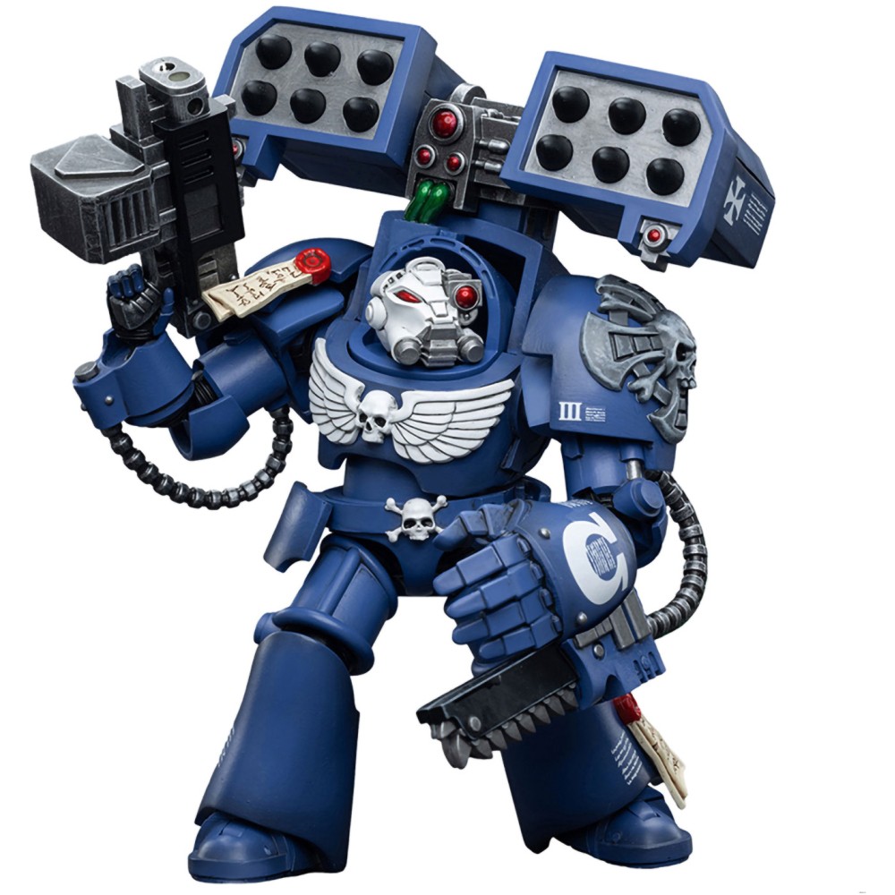 

Фигурка JOYTOY Warhammer 40K Ultramarines Terminators Brother Andrus 1:18 JT6670