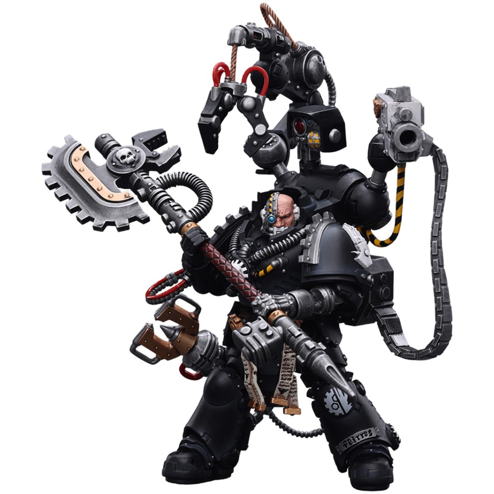 Фигурка JoyToy Warhammer 40K Iron Hands lron Father Feirros 1:18 JT7530