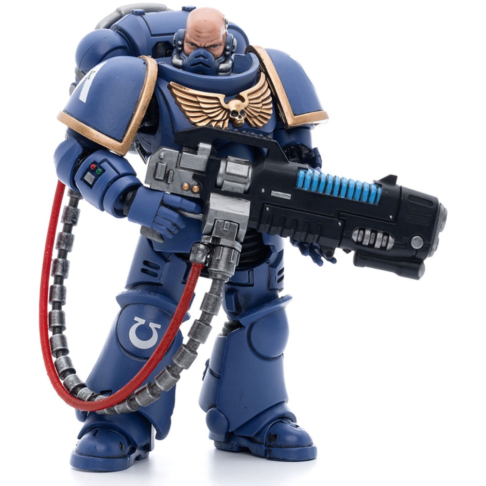 Фигурка JoyToy Warhammer 40K Ultramarines Hellblasters Brother Torsus 1:18 JT5376