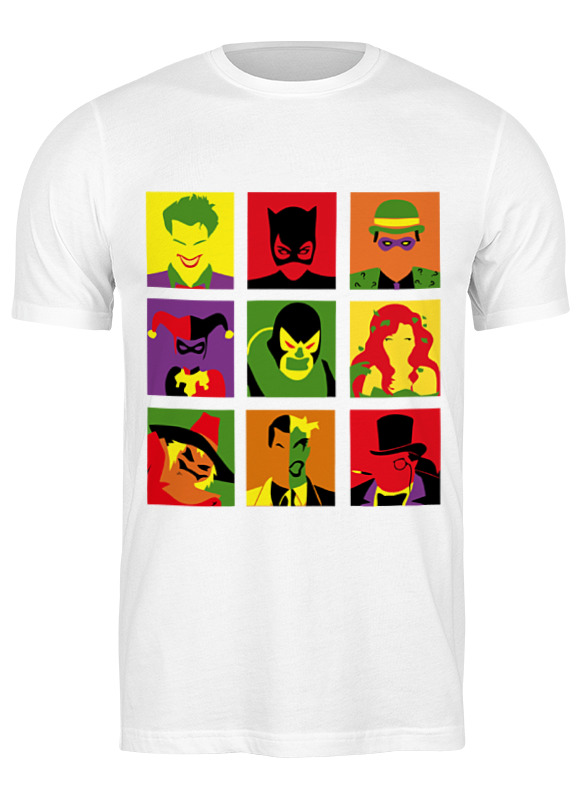 

Футболка мужская Printio Batman pop art белая 3XL, Белый, Batman pop art