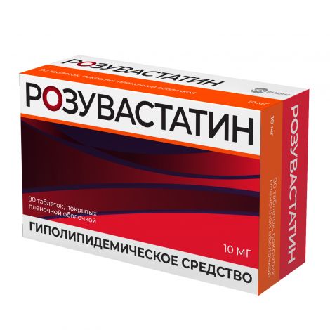 Купить Розувастатин, таблетки 10 мг, 90 шт., Velpharm