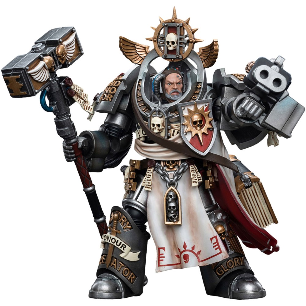 Фигурка JoyToy Warhammer 40K Grey Knights Grand Master Voldus 1:18 JT6335