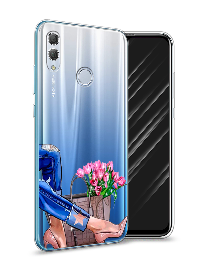 

Чехол Awog на Huawei P Smart 2019 "Каблучки", Голубой;коричневый;розовый, 67250-7