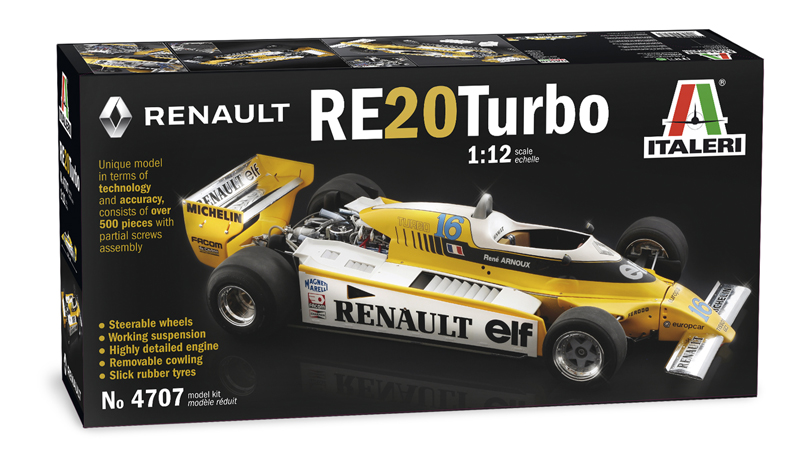 фото Сборная модель italeri 1/12 renault re 20 turbo 4707