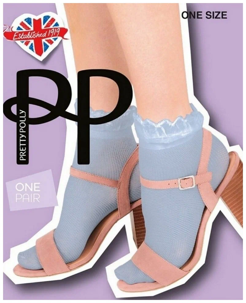 

Носки женские Pretty Polly 255927 голубые S/M/L, Голубой, 255927