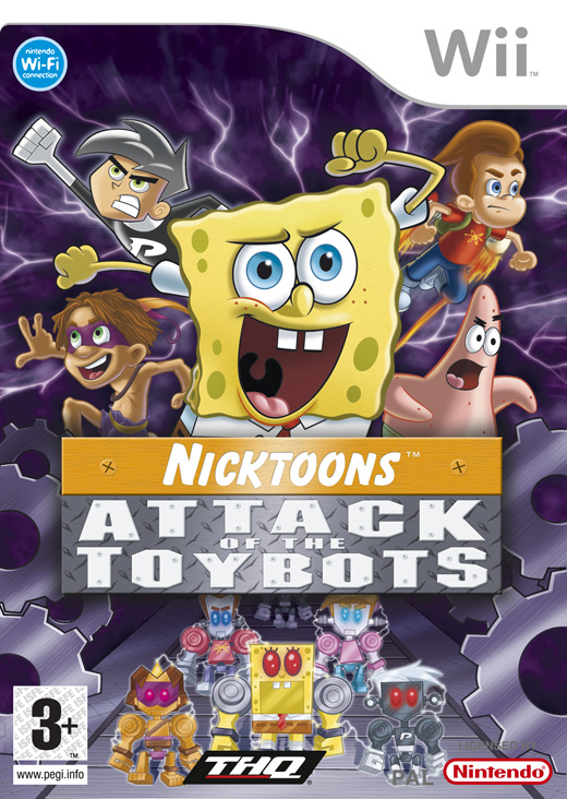 фото Игра spongebob & friends: attack of the toybots (wii) thq nordic