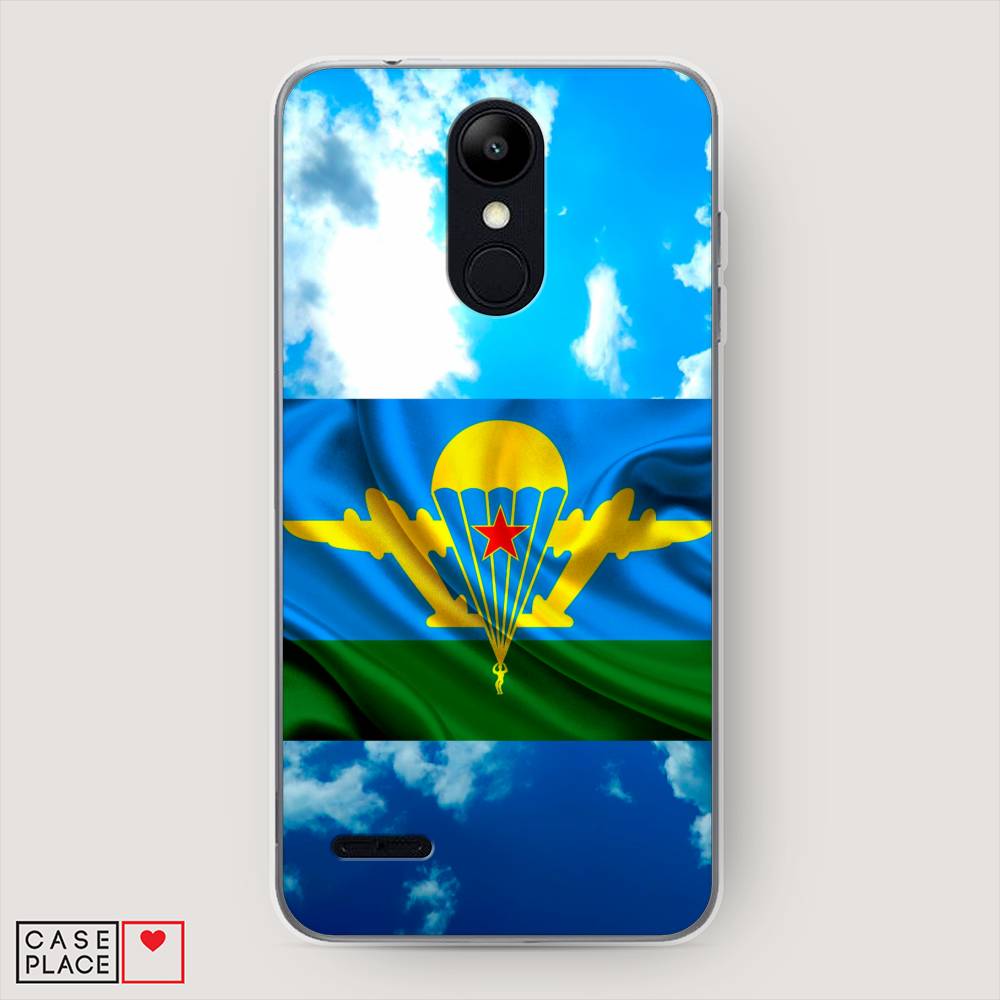 

Чехол Awog на LG K9 (K8 2018) "ВДВ флаг в небесах", Синий;зеленый;желтый, 83750-5