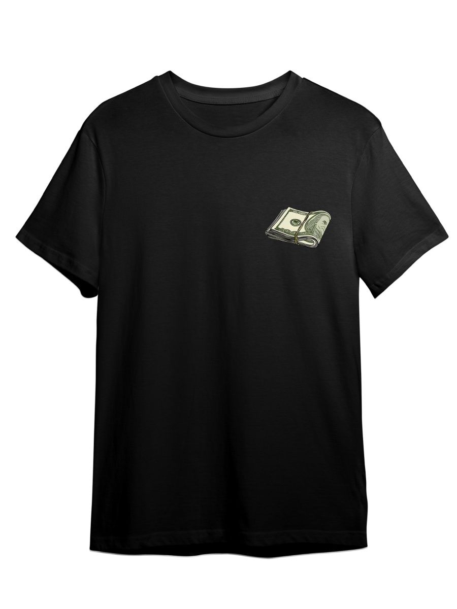 

Футболка унисекс СувенирShop Dollar/Доллар/Cash/Bankroll 2 черная 2XL, Черный, "Dollar/Доллар/Cash/Bankroll" 2