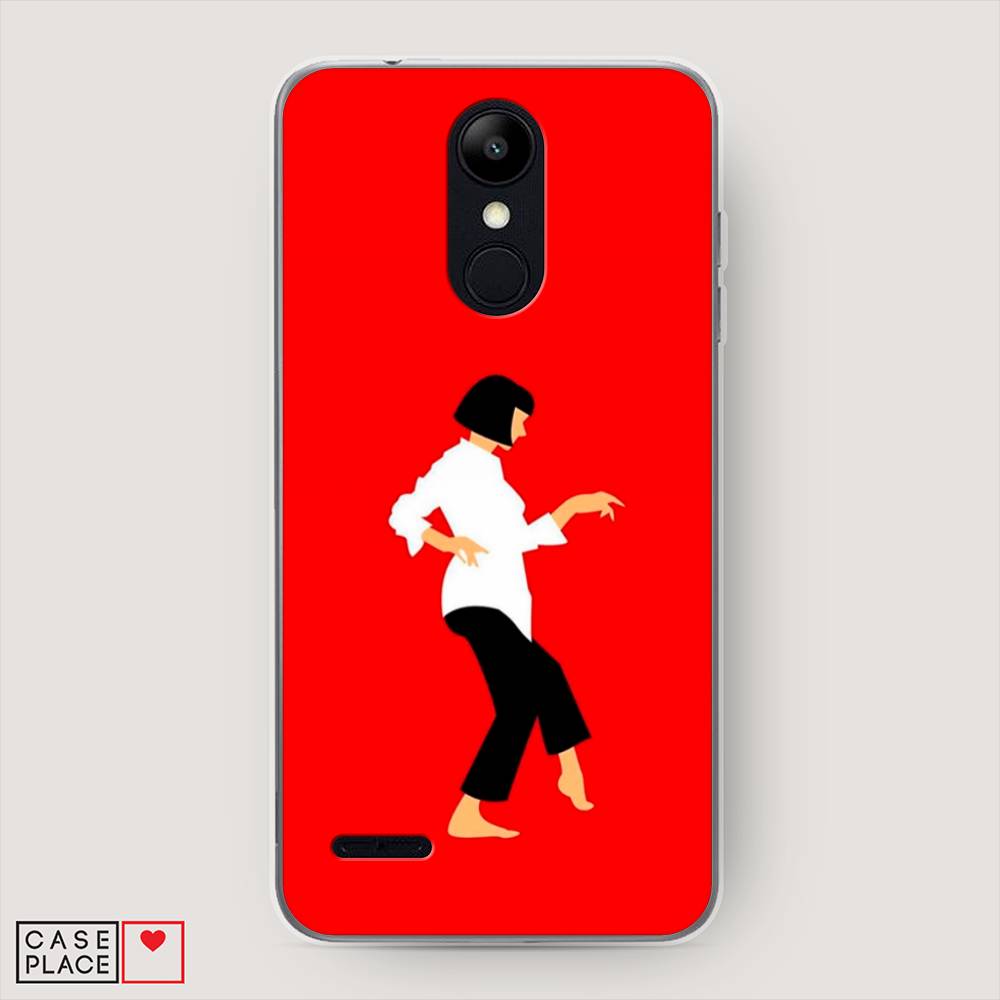 

Чехол Awog на LG K9 (K8 2018) "Криминальное чтиво 1", Красный;белый;черный, 83750-7