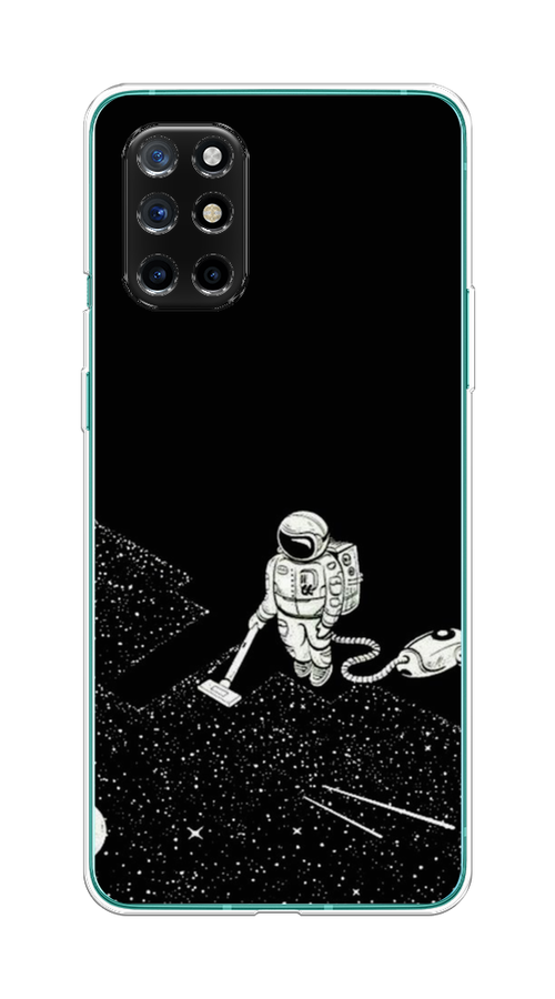 

Чехол Awog на OnePlus 8T / ВанПлас 8T "Космонавт с пылесосом", Белый, 151150-4