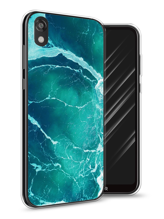 

Чехол Awog на Huawei Y5 2019 "Изумрудный океан", Голубой;синий, 69050-4