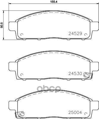 

Колодки тормозные передние FIAT MITSUBISHI MITSUBISHI (GAC) HELLA 8DB355028611