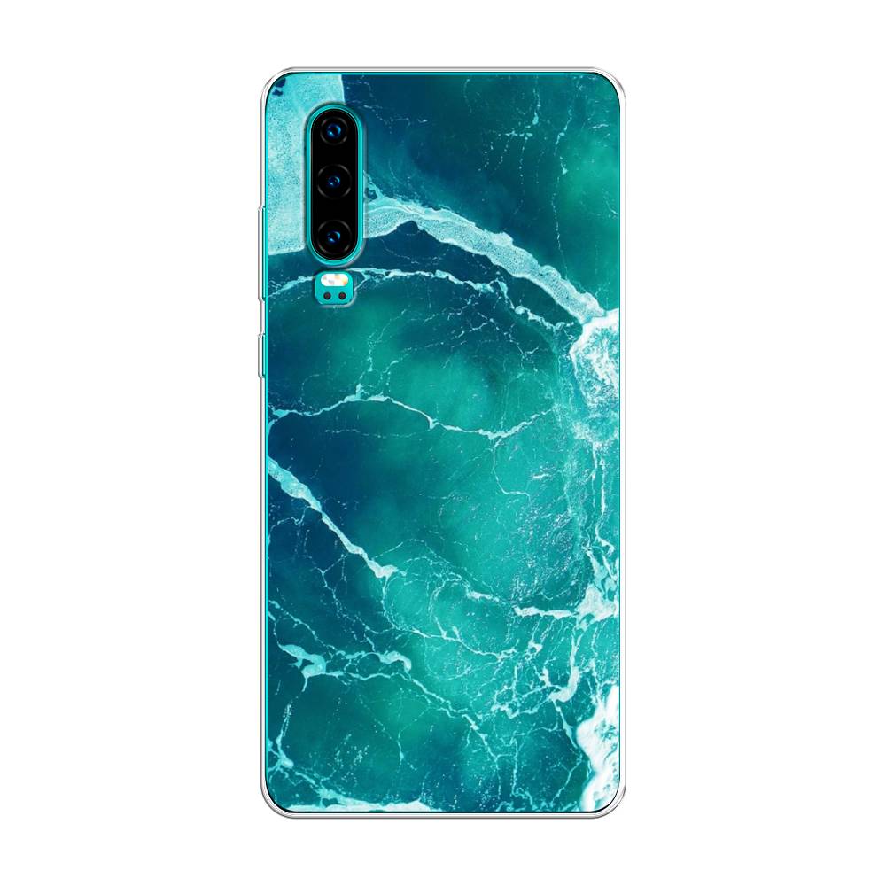 

Чехол Awog на Huawei P30 "Изумрудный океан", Голубой;синий, 68550-4