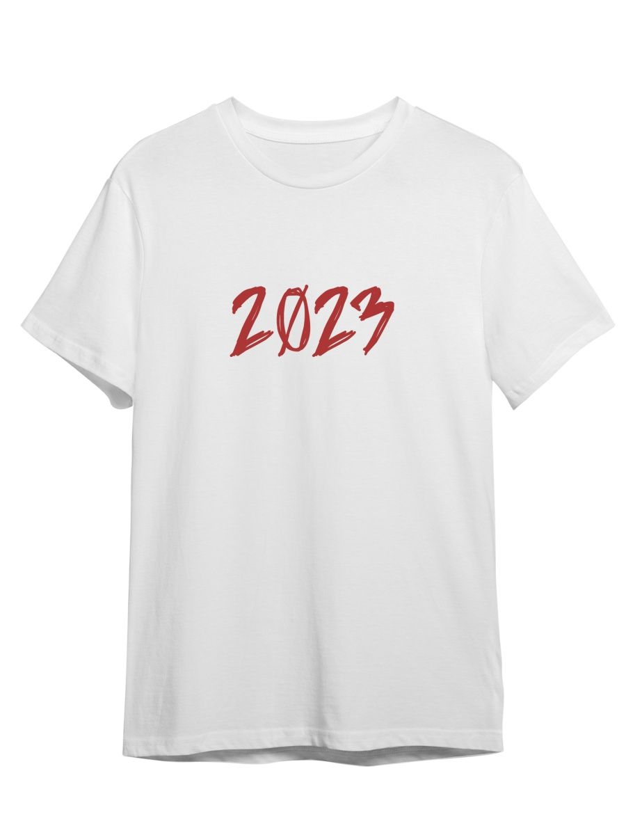 

Футболка унисекс СувенирShop New Year/Новый год/2022/2023 4 белая 3XL, "New Year/Новый год/2022/2023" 4