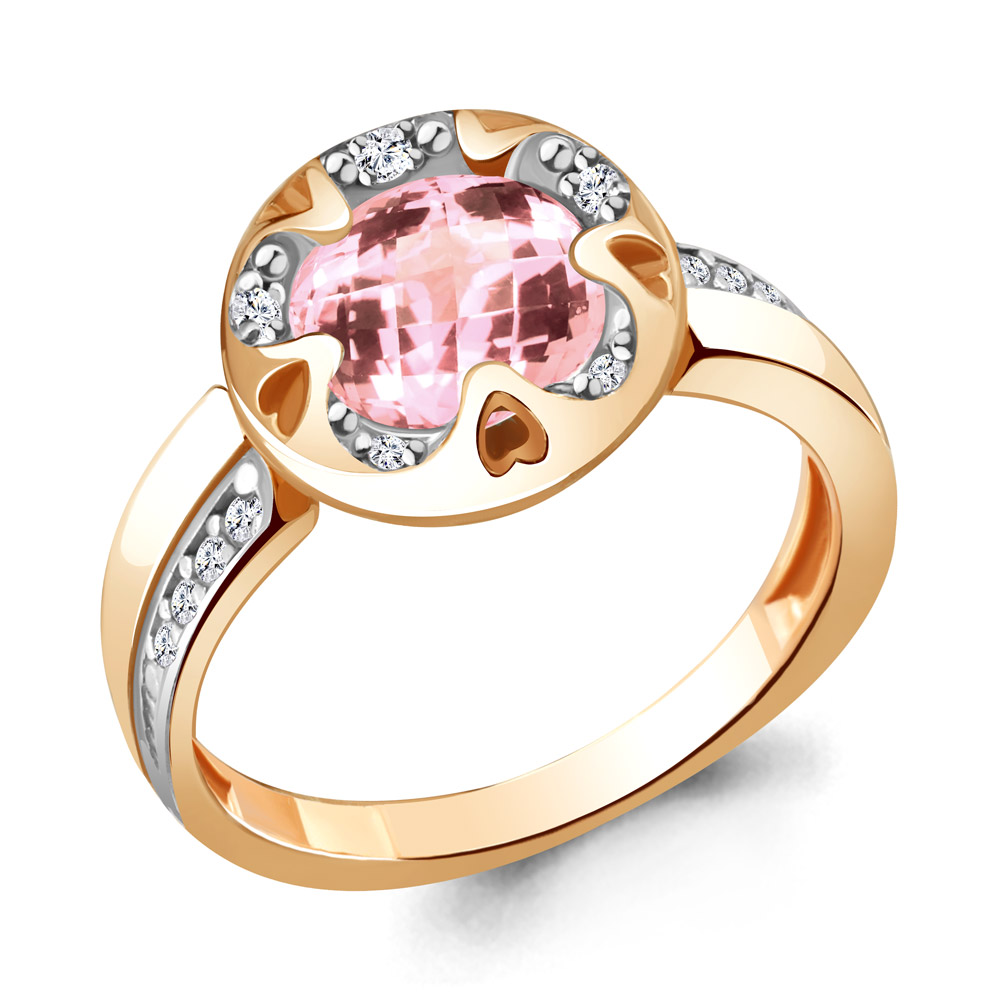 

Кольцо из серебра с морганитом р.  Aquamarine 6920990А_925_з, 6920990А_925_з