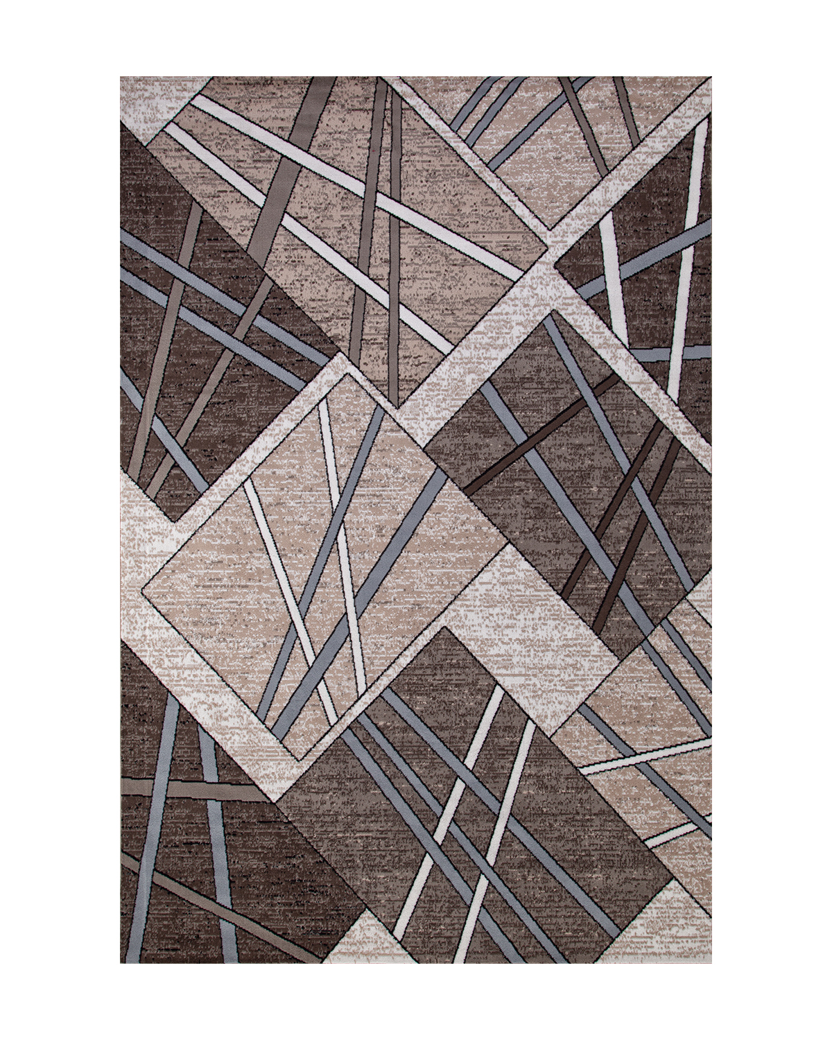 

Ковёр Merinos Sierra 150x400 прямоугольный бежевый, тёмно-коричневый D487