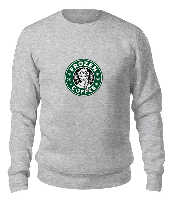 

Свитшот унисекс Printio Frozen coffee серый XS, Frozen coffee