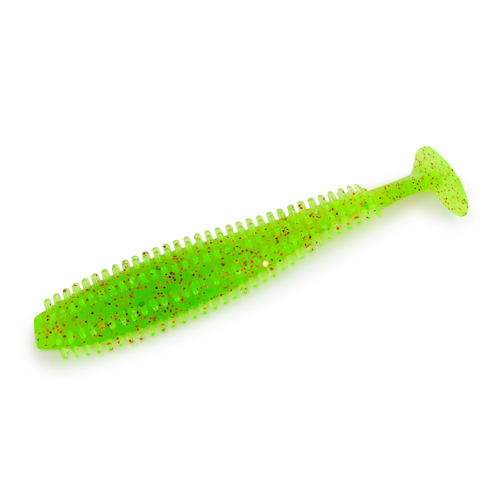 

Силиконовая приманка Shag Shad 120 мм, green chili, 3 шт., Зеленый;желтый;черный