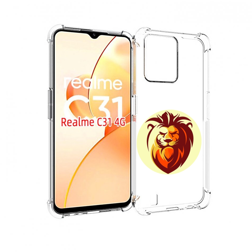 

Чехол MyPads Картинка-Лев для OPPO Realme C31, Прозрачный, Tocco
