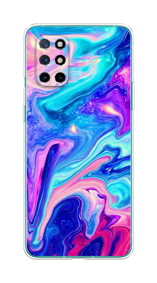 

Чехол Awog на OnePlus 8T / ВанПлас 8T "Потеки краски", Розовый, 151150-10