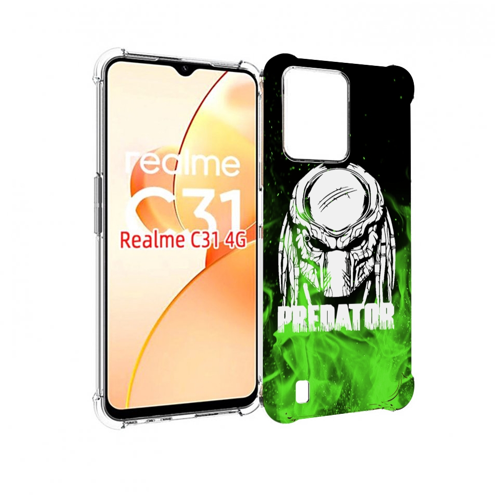 

Чехол MyPads Знак-хищника для OPPO Realme C31, Прозрачный, Tocco
