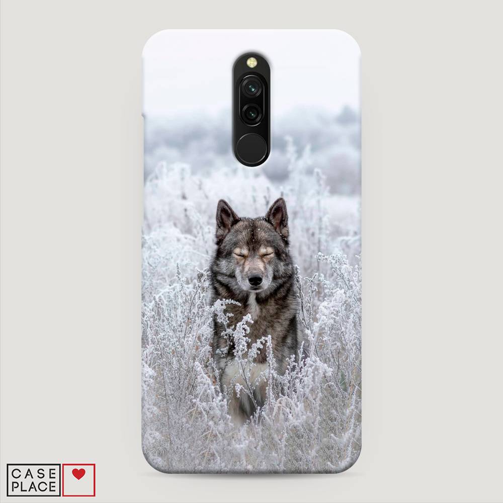 

Пластиковый чехол "Волк в поле" на Xiaomi Redmi 8, 37120-1